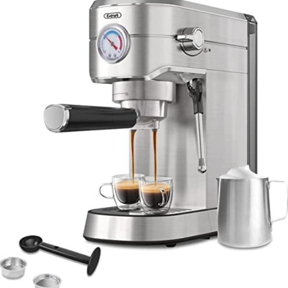 gevi Kitchen Gevi 2 Bar Compact Professional Espresso Coffee